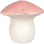Grande lampe veilleuse champignon rose