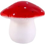 Grande lampe veilleuse champignon rouge