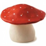 Grande lampe veilleuse champignon rouge
