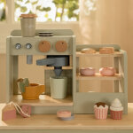 Grande machine � caf� en bois fsc