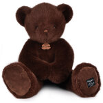 Peluche ours cl�mentin choco cranberries (60 cm)