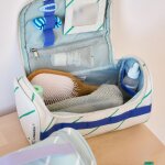 Grande trousse de toilette happy trails grenouille (24x13 cm)