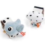 Bracelet hochet lot de 2 happy clouds bleu