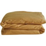Housse de couette satin de coton bio ambre (100 x 140 cm)
