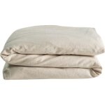 Housse de couette satin de coton bio lin (100 x 140 cm)