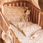 Housse de couette + taie d'oreiller flower fairies (100 x 140 cm)