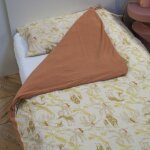 Housse de couette + taie d'oreiller honey moon (100 x 140 cm)