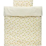 Housse de couette + taie d'oreiller lively lion (100 x 140 cm)