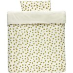 Housse de couette + taie d'oreiller lucky leopard (100 x 140 cm)