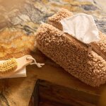 Housse pour lingettes curl� dark hazel