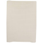 Lot de 2 housses de matelas � langer ecru - sable (70 x 50 cm)