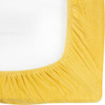 Housse de matelas � langer en �ponge moutarde (70 x 50 cm)