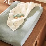Housse de matelas � langer en �ponge sea green 50 x 70 cm)