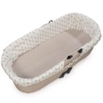 Housse de nacelle avec lastiques + drap - housse pour nacelle botton fleurs
