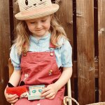 Jeu d'argent factice en bois