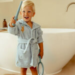Jeu de bain p�che � la ligne bleu