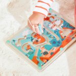 Jeu magn�tique labyrinthe � billes dino