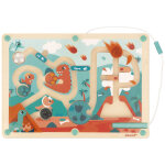 Jeu magn�tique labyrinthe � billes dino