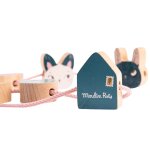 Jeu de perles en bois � enfiler apr�s la pluie
