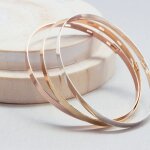 Jonc pour enfant personnalisable (plaqu� or rose)