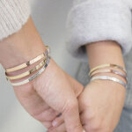 Jonc personnalisable (plaqu� or jaune)