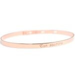 Jonc personnalisable (plaqu or rose)