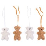 Jouets pour arche d'activits teddy beige et cru (4 pices)
