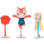 Lot de 3 jouets de bain � ventouse jeanne