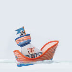 Jouet de bain bateau de pirate jack
