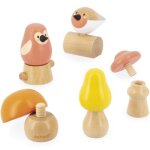 Jouet en bois oiseaux et champignons wwf Jouet en bois oiseaux et champignons wwf