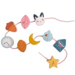 Jeu de perles en bois � enfiler apr�s la pluie