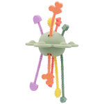 Jouet d'�veil et de dentition en silicone jardin sensoriel