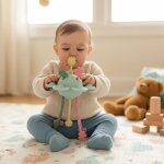 Jouet d'�veil et de dentition en silicone jardin sensoriel