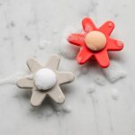 Jouet spinner fleur argile
