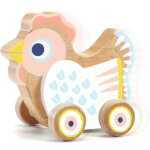 Jouet � rouler baby blanc sing