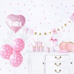 Kit d�coration baby shower ''it's a girl'' (49 pi�ces)