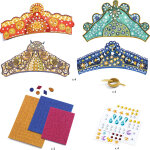 Kit diy 4 diad�mes mosa�ques � d�corer enchanteresses