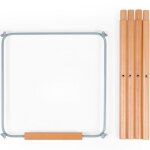 Kit de pieds longs pour chaise haute evolu extra + repose - pieds en bois naturel menthe