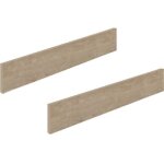 Kit de transformation 2 pans 140 cm en chne blond noir marcel