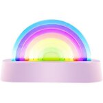 Lampe dansante rainbow rose