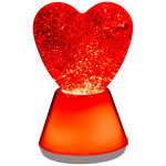 Lampe � paillettes magic glow c?ur