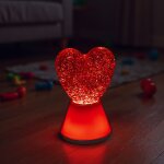 Lampe � paillettes magic glow c?ur
