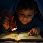Lampe de poche en silicone renard