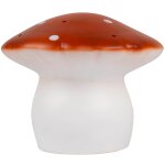 Lampe veilleuse champignon brique rouge