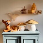 Lampe veilleuse champignon mokka