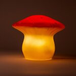 Lampe veilleuse champignon rouge