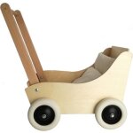 Landau pour poupée en bois Landau pour poupée en bois