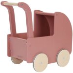 Landau pour poupée en bois flowers & butterflies Landau pour poupée en bois flowers & butterflies