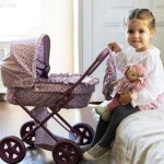 Landau pour poup�e cherry fleurs