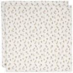 Lot de 2 maxi - langes en coton tiny park (115 x 115 cm)